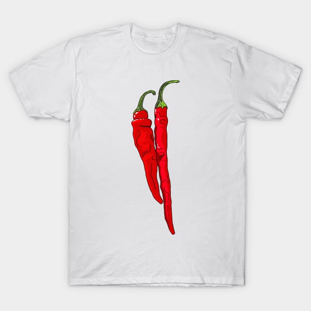 Chili Pepper T-Shirt by MojoCoffeeTime